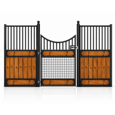 Jefferson Collection European horse stall front with arched top