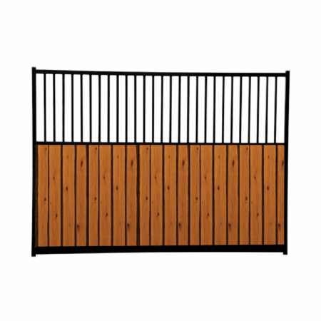 European horse stall divider