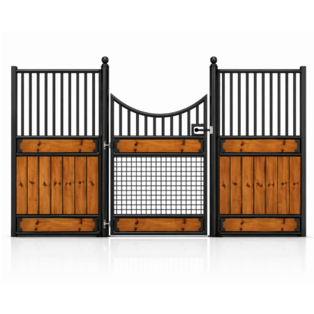 Jefferson Collection European horse stall front with arched top